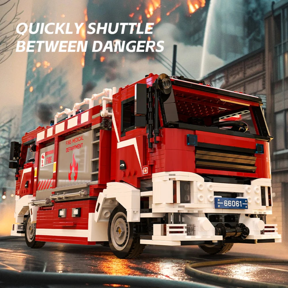 Xbert ZY66061 The Bidirectional Tunnel Fire-Rescue Vehicle
