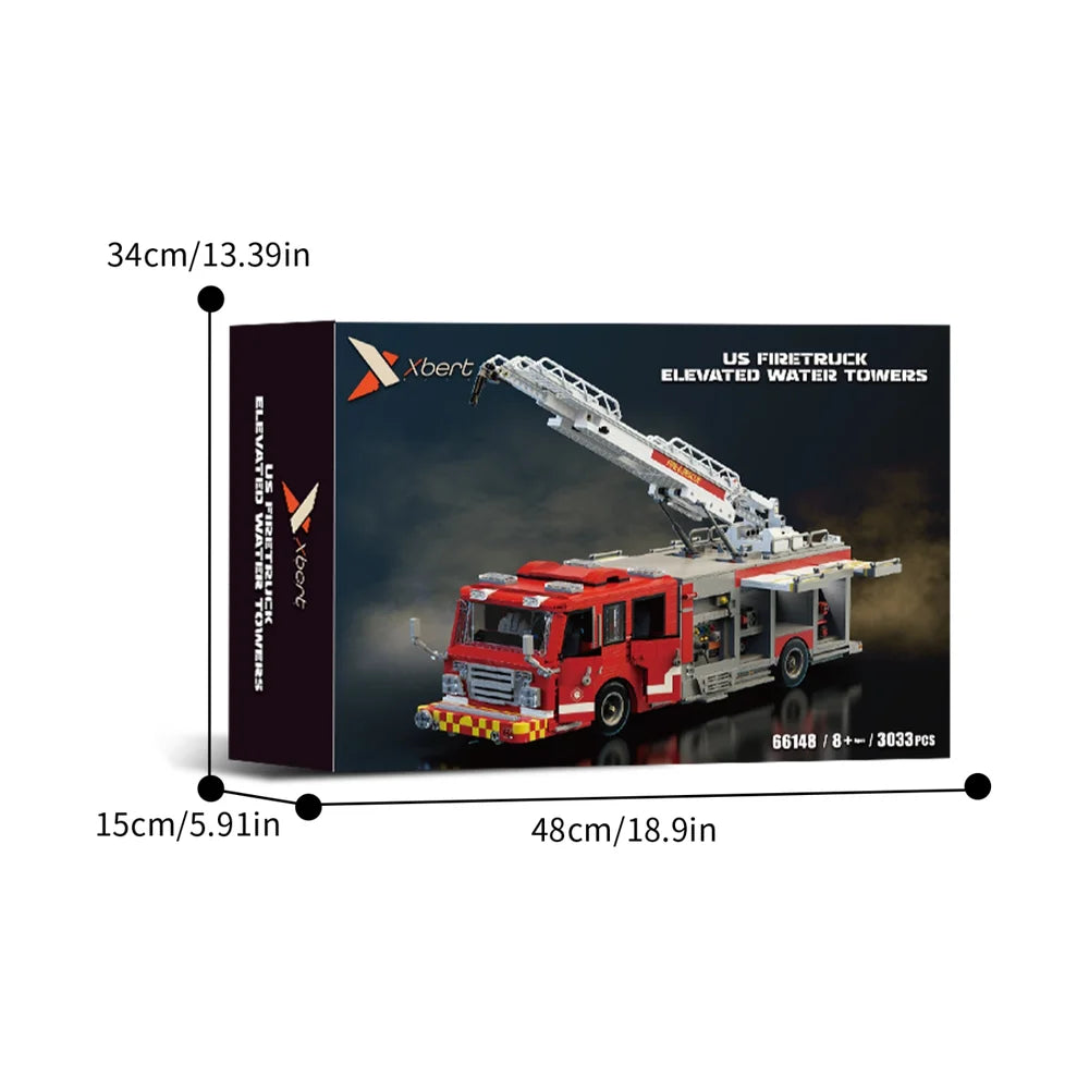 Xbert ZY66148 The US firetruck Elevated Water Towers
