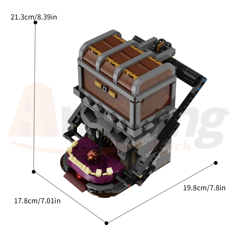 Xbert 66188 The Dangers & Dragons Dice Treasure Chest