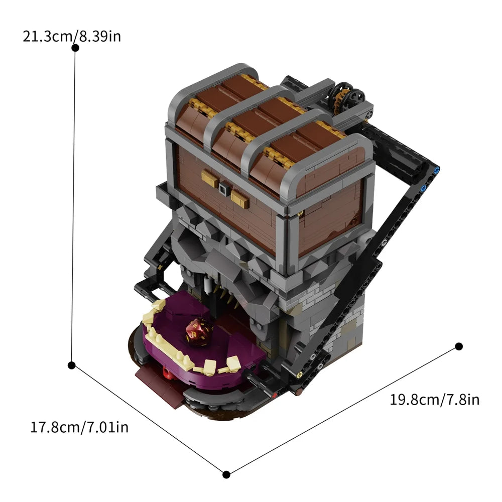 Xbert ZY66188 The Dangers & Dragons Dice Treasure Chest