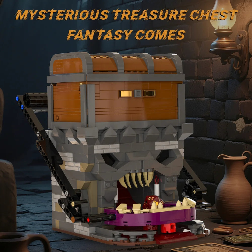 Xbert ZY66188 The Dangers & Dragons Dice Treasure Chest