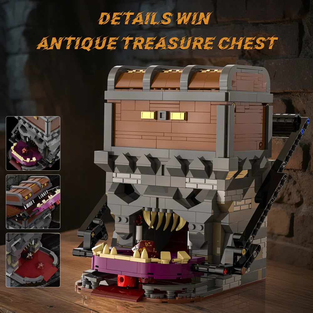Xbert ZY66188 The Dangers & Dragons Dice Treasure Chest