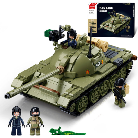 T-54/T-55/T-69 Armeepanzer-Bausatz, 604 Teile
