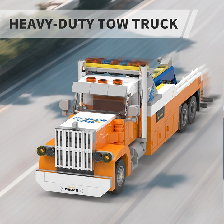 Xbert ZY66028 The American Heavy-Duty Tow Truck building block set – image 2