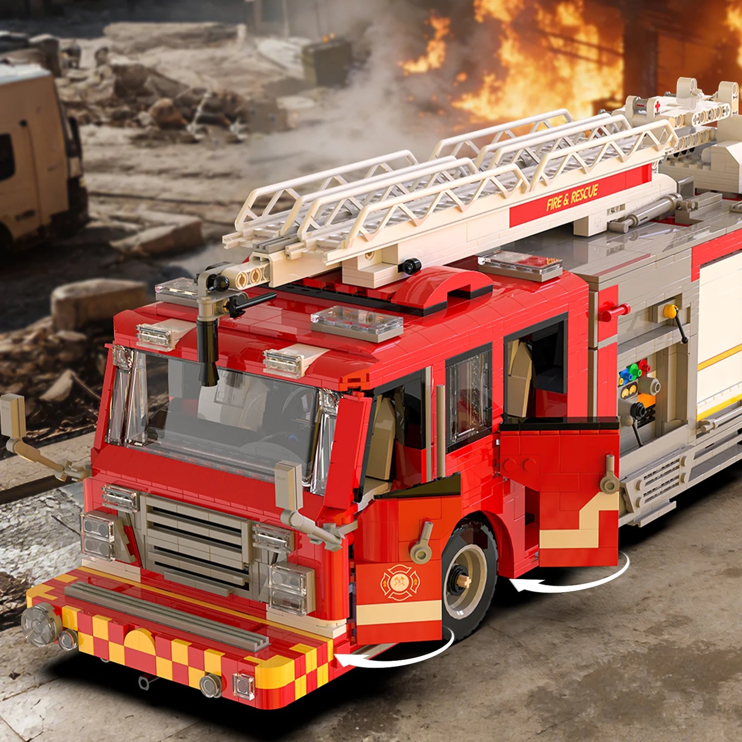 Xbert 66148 US firetruck Elevated Water Towers