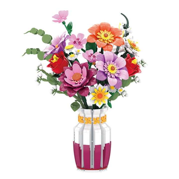 FreeTribe ZYBL-11005 The Spring Bouquet building block set