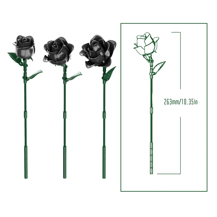 FreeTribe ZYBL-11009 The Black Rose building block set – image 2