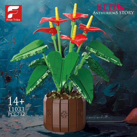 FreeTribe 11033 Anthuriums