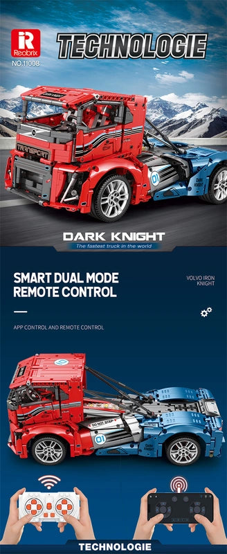 Reobrix ZZ11008-D The Volvo Iron Knight Truck building block set – image 2