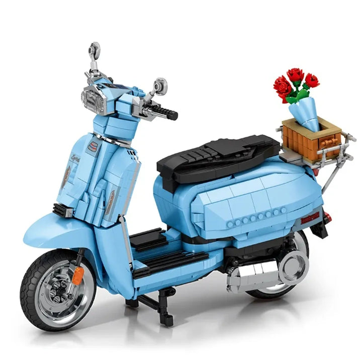 Reobrix ZZ11037 The Retro Scooter Blue building block set