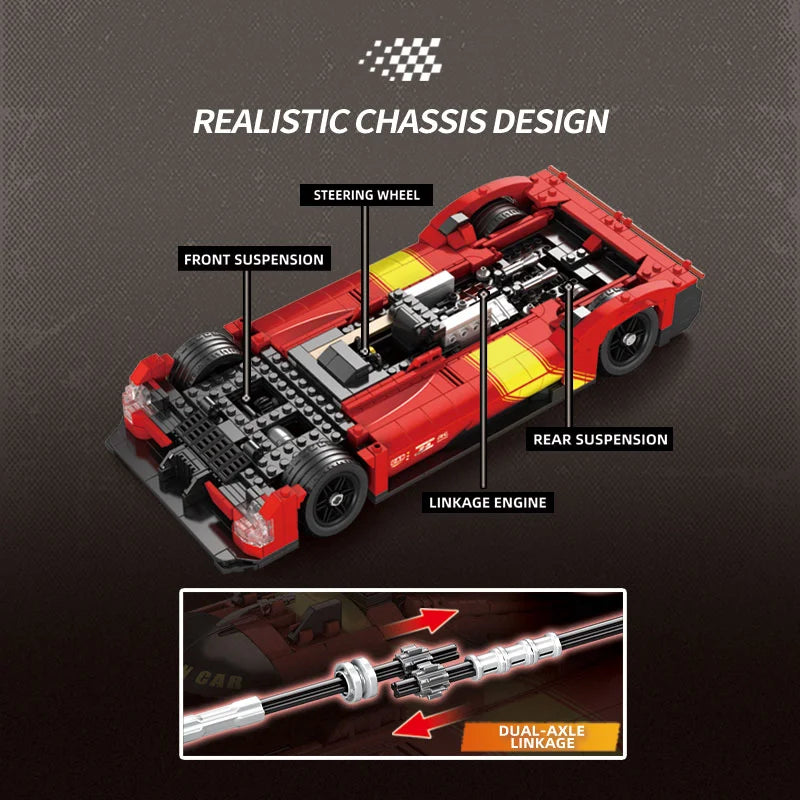 Reobrix 11041 499P F1 Race Car - Red