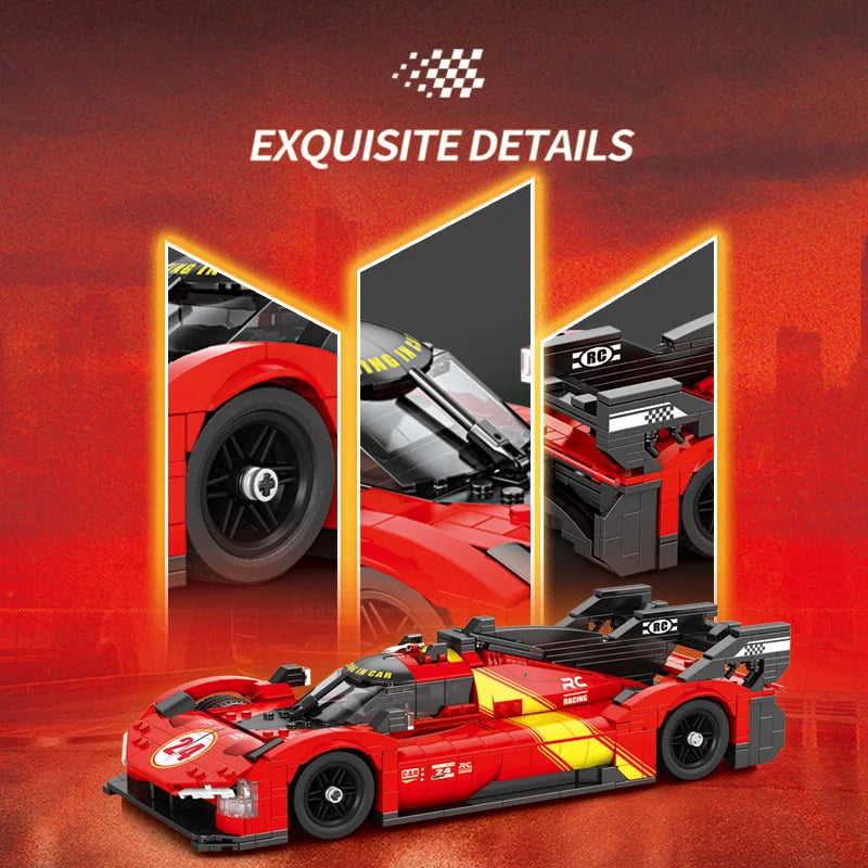 Reobrix 11041 499P F1 Race Car - Red