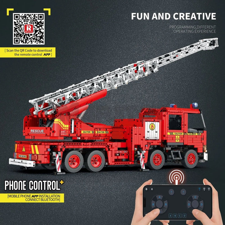 Reobrix ZZ22005 The Mechanical Fire Engine building block set – image 2