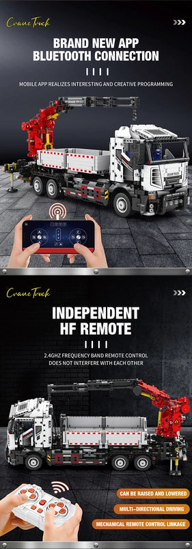 Reobrix ZZ22011 The Multifunctional Crane Truck building block set