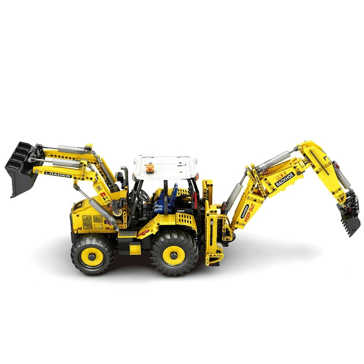 Reobrix ZZ22018 The Six-Function Backhoe Loader building block set