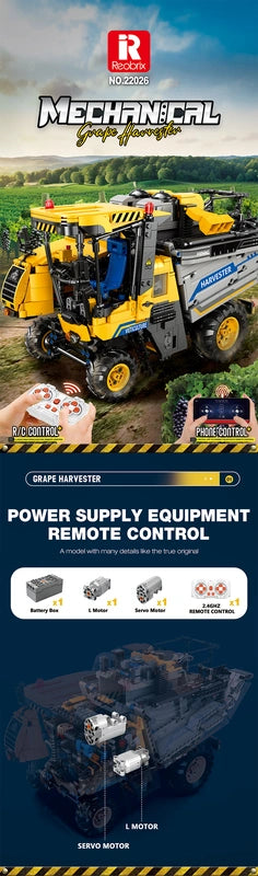 Reobrix ZZ22026 The Grape Harvester building block set – image 2
