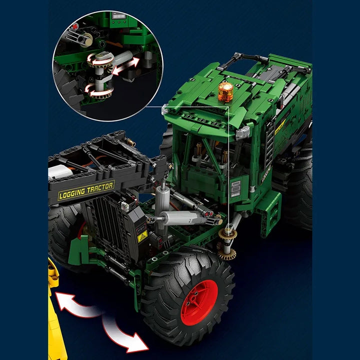 Reobrix ZZ22027 The Log Skidder Tractor building block set – image 2