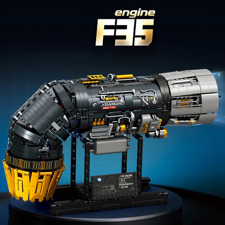 Reobrix ZZ33014 The F-35B Engine building block set – image 2