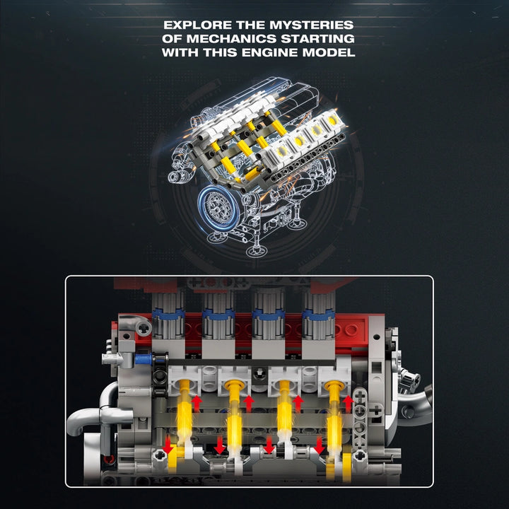 Reobrix ZZ33015 The F1 Engine with Motor building block set – image 2