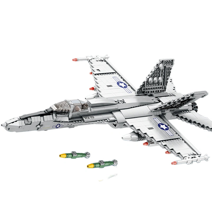 Reobrix ZZ33022 The F-18 Fighter building block set