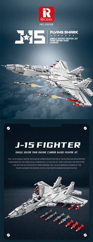 Reobrix ZZ33028 The J-15 Fighter building block set – image 2
