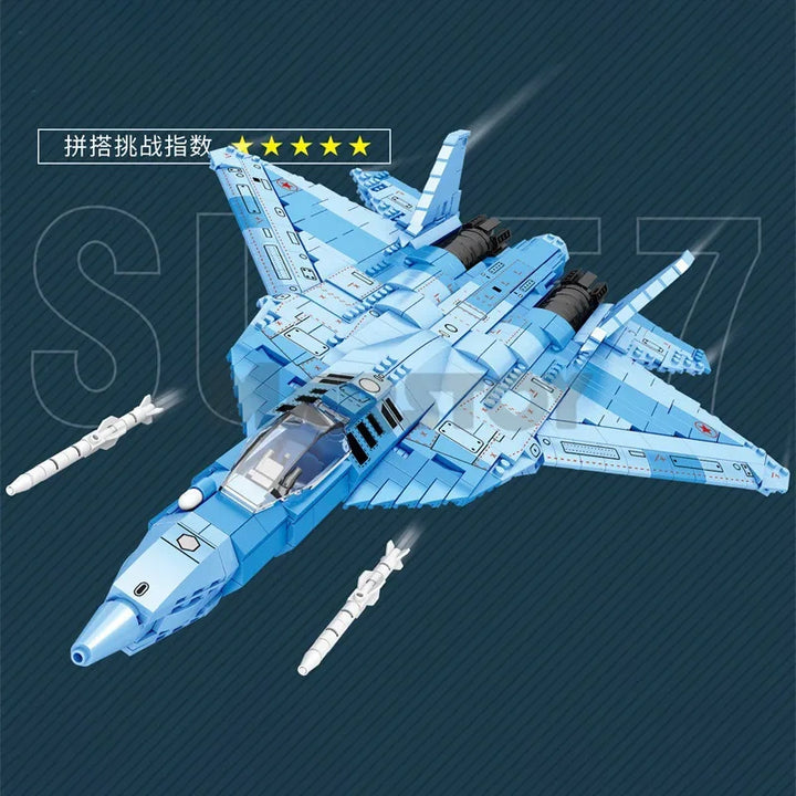Reobrix ZZ33030 The Sukhoi Su-57 Heavy Fighter building block set – image 2