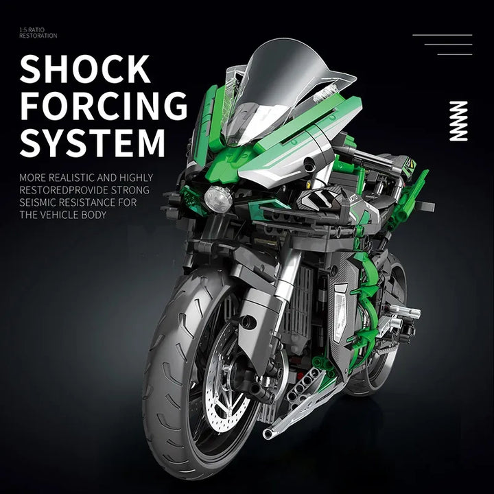 Reobrix ZZ570 The Kawasaki H2 SX SE building block set – image 2