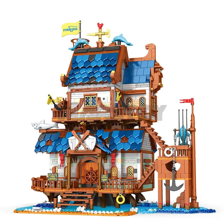 Reobrix ZZ66007 The Fishing Store building block set