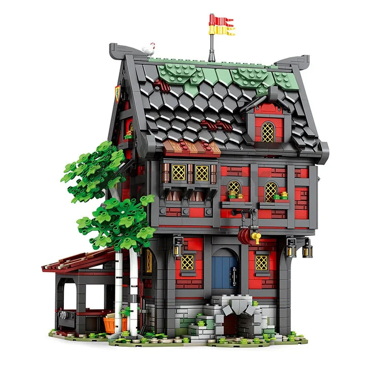Reobrix ZZ66017 The Medieval Tavern THE CRUSADER'S INN building block set