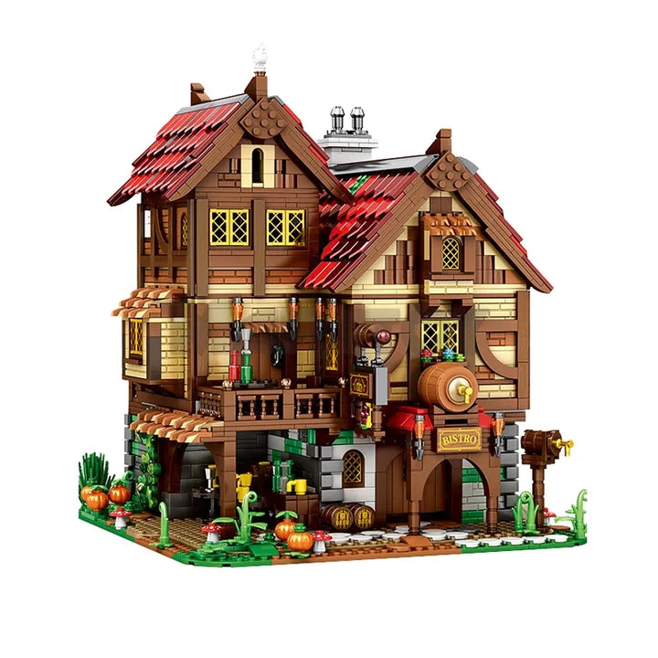 Reobrix ZZ66018 The Medieval Tavern building block set