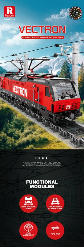 Reobrix ZZ66019 The Siemens Vectron Locomotive building block set – image 2