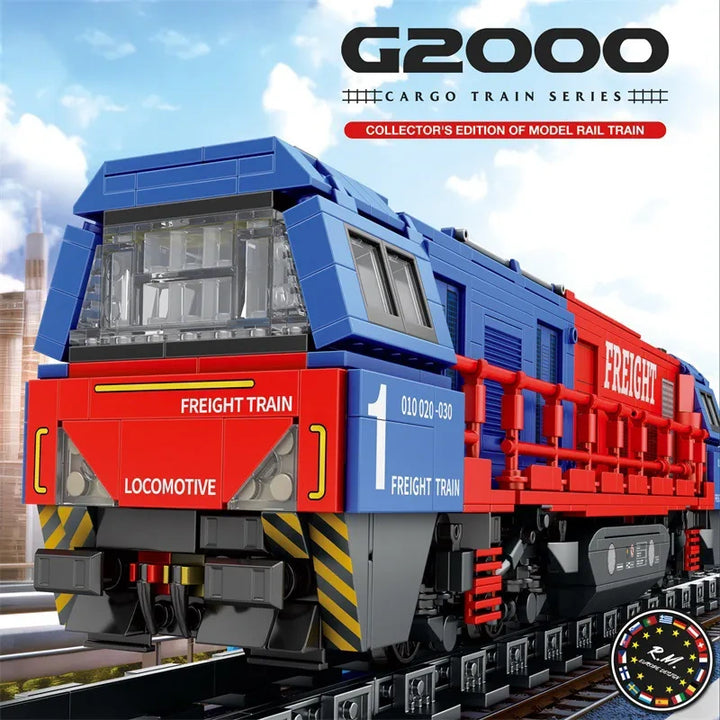 Reobrix ZZ66021 The G2000 European Freight Train building block set – image 2