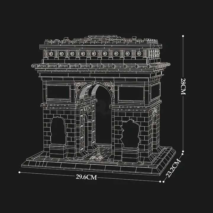 Reobrix ZZ66024 The Arc de Triomphe building block set – image 2