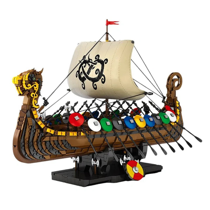 Reobrix ZZ66101 The Viking Warship building block set