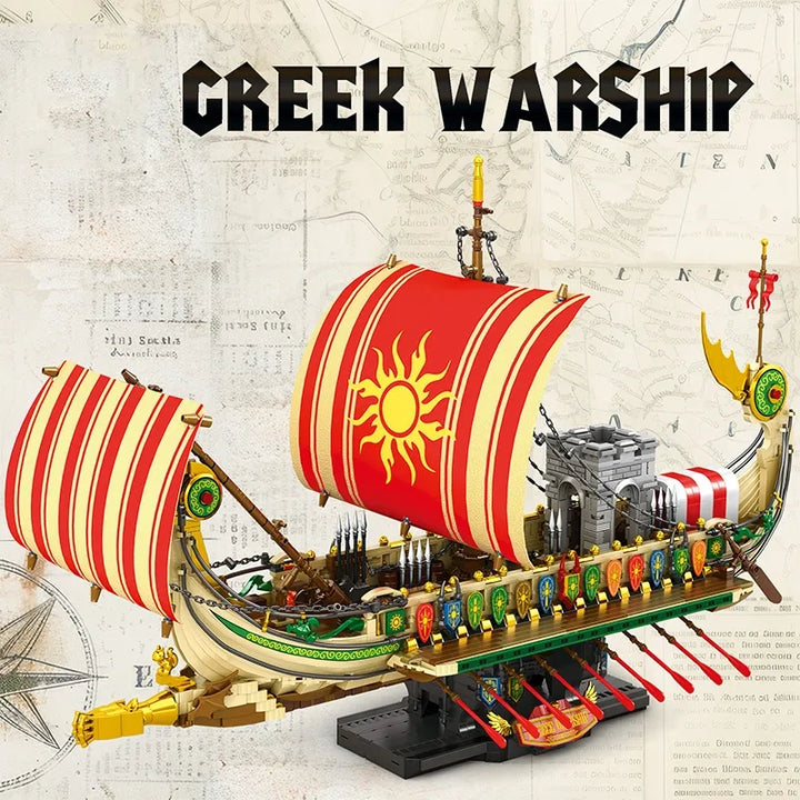 Reobrix ZZ66102 The Greek Warship building block set – image 2