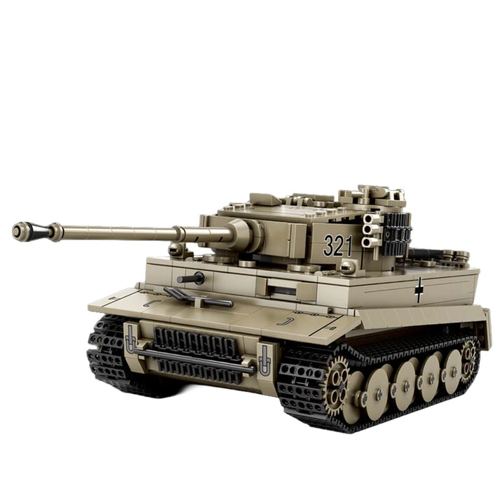 Reobrix ZZ77031 The Tiger I Tank building block set