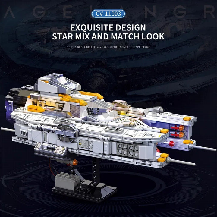 Reobrix ZZ788 The Infinite Universe Lagrange: Artillery Escort Boat building block set – image 2