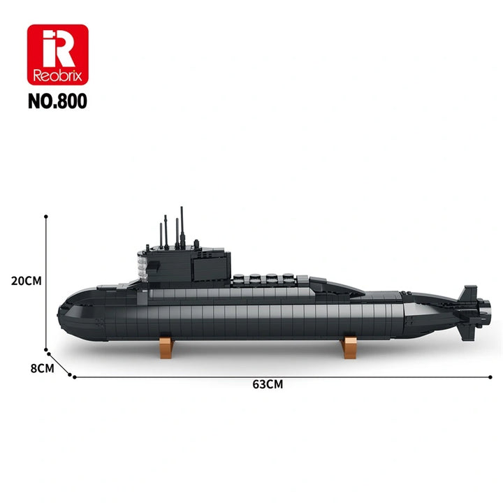Reobrix ZZ800 The Strategic Nuclear Submarine building block set – image 2