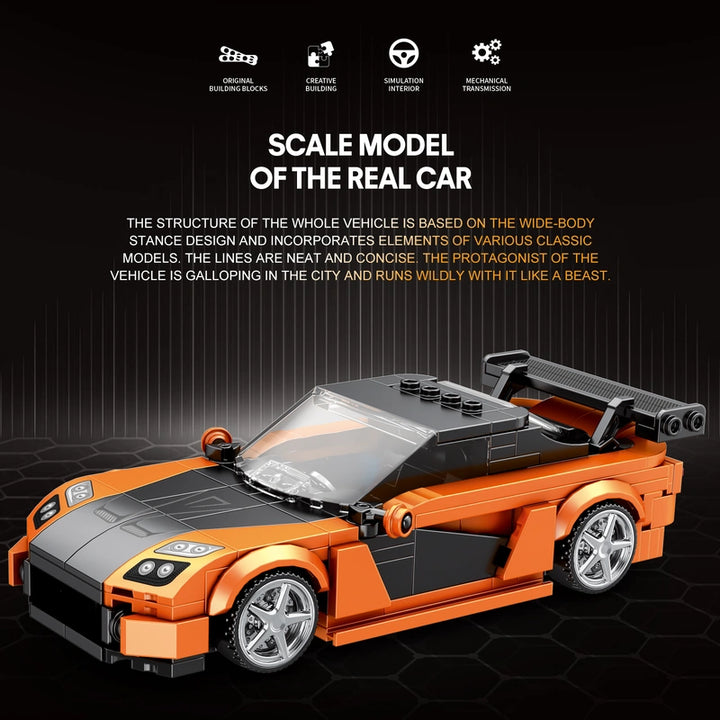 Reobrix ZZ804 The Mazda RX-7 building block set – image 2