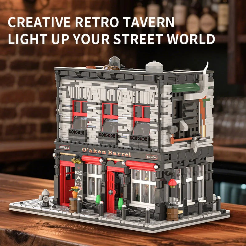 Xbert 66054 O'aken Barrel Tavern Building Set