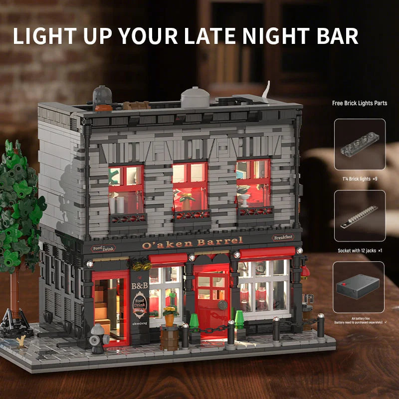 Xbert 66054 O'aken Barrel Tavern Building Set