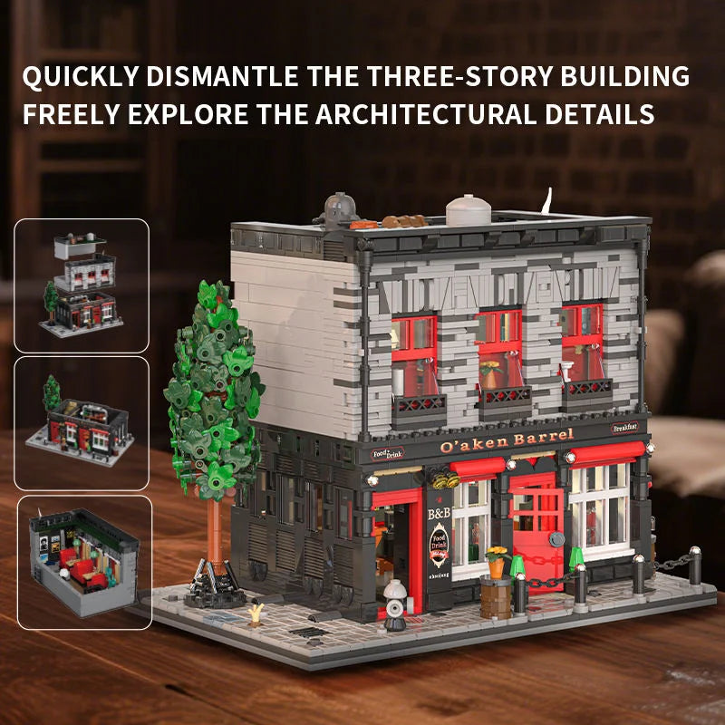 Xbert 66054 O'aken Barrel Tavern Building Set