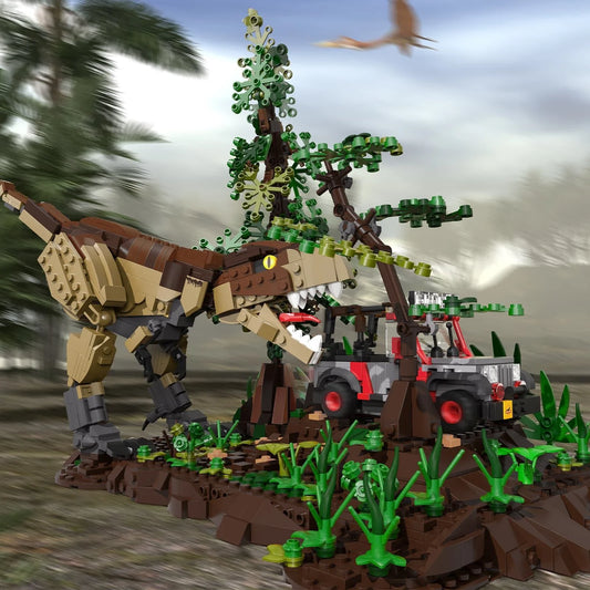 Xbert 66124 T-REX CHASE Monster Dinosaur Building Set