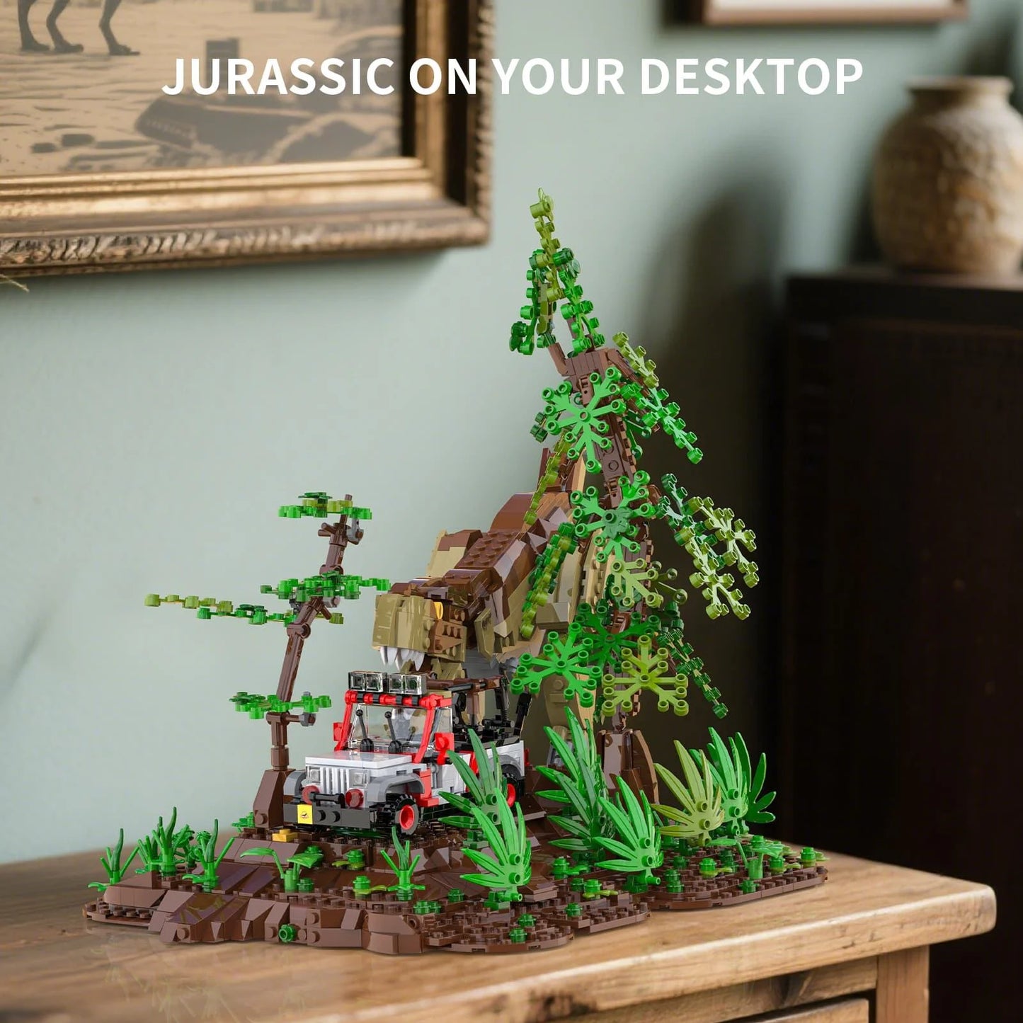 Xbert 66124 T-REX CHASE Monster Dinosaur Building Set
