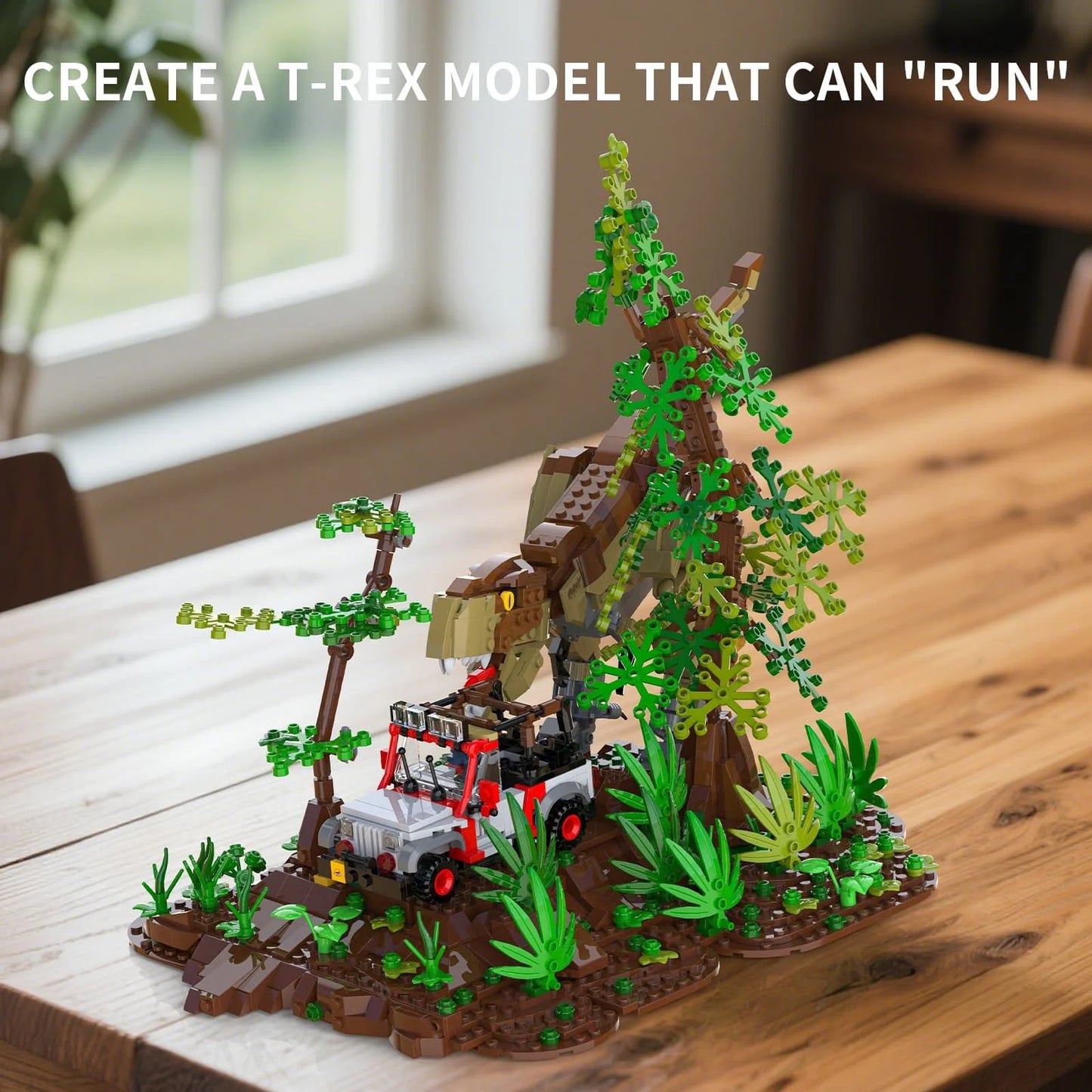 Xbert 66124 T-REX CHASE Monster Dinosaur Building Set