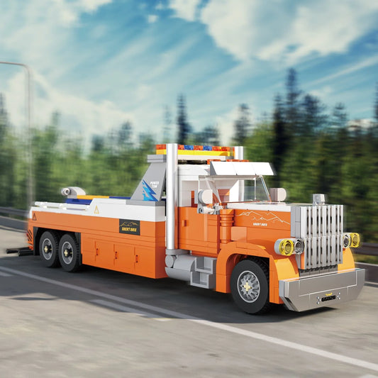 Xbert 66028 Heavy-Duty Tow Truck Building Set
