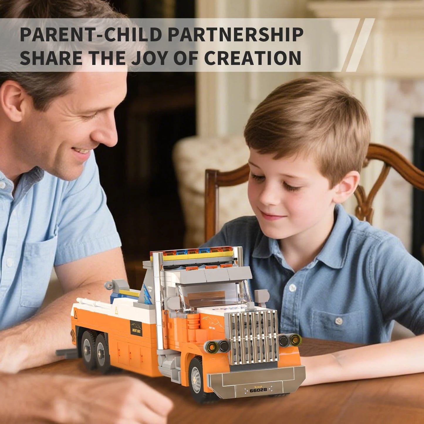 Xbert 66028 Heavy-Duty Tow Truck Building Set