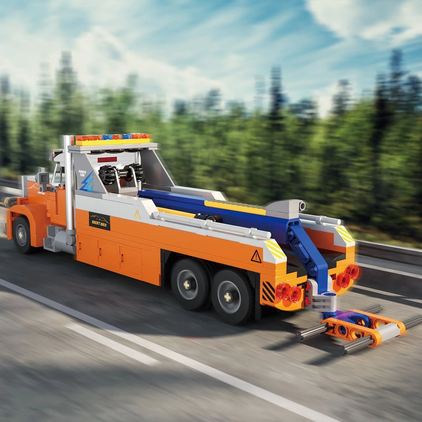 Xbert 66028 Heavy-Duty Tow Truck Building Set
