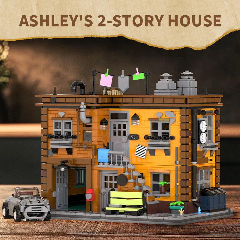 Xbert 66056 ASHLEY'S 2-STORY HOUSE Modular Building Set