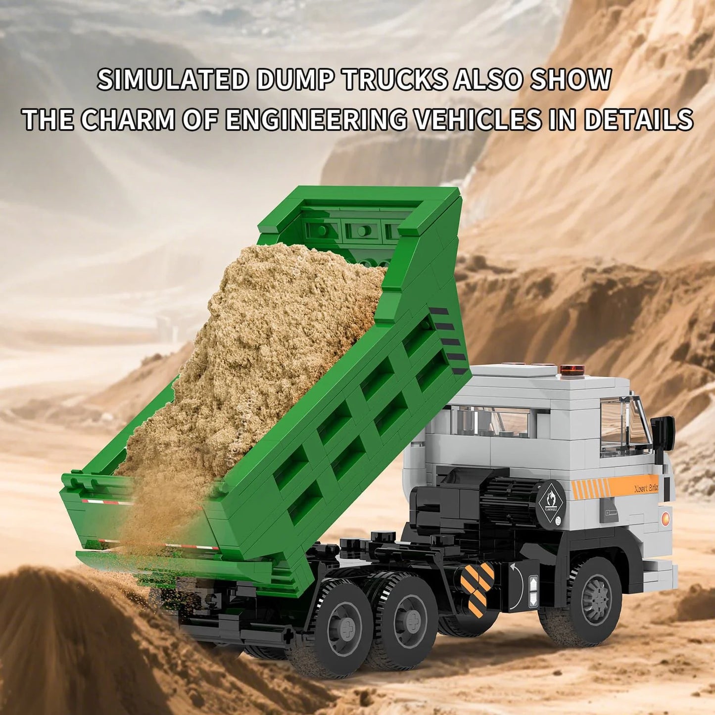 Xbert 66029 Heavy Dump Truck Building Set
